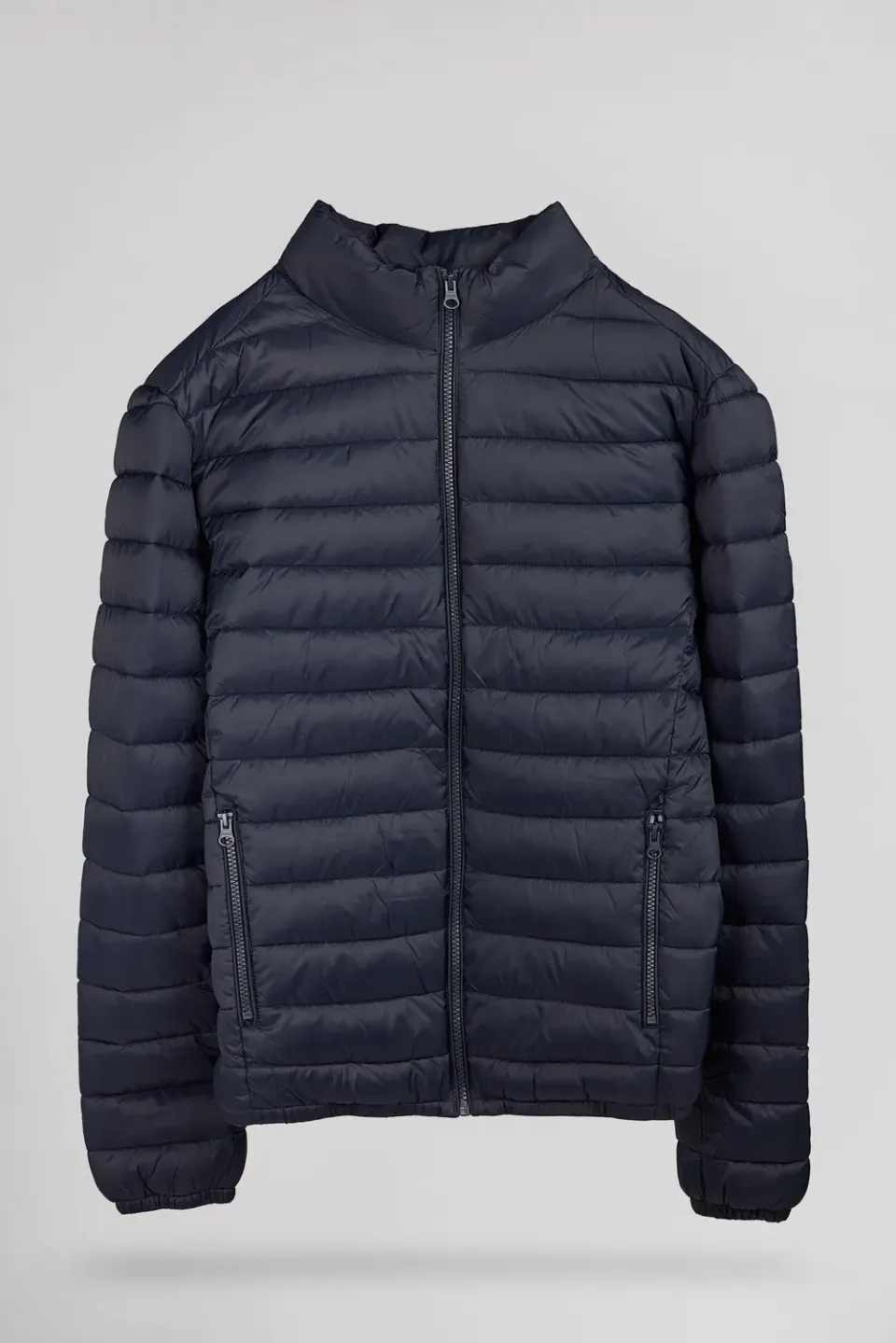 Teddy Smith Blight piumino blu navy cappuccio uomo