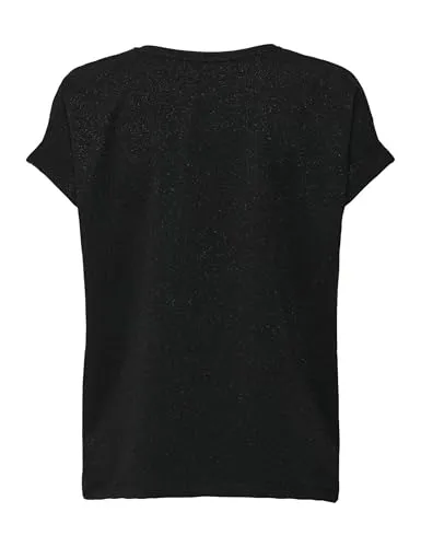ONLY Onlmoster Glitter S/S Top Jrs top donna M lurex
