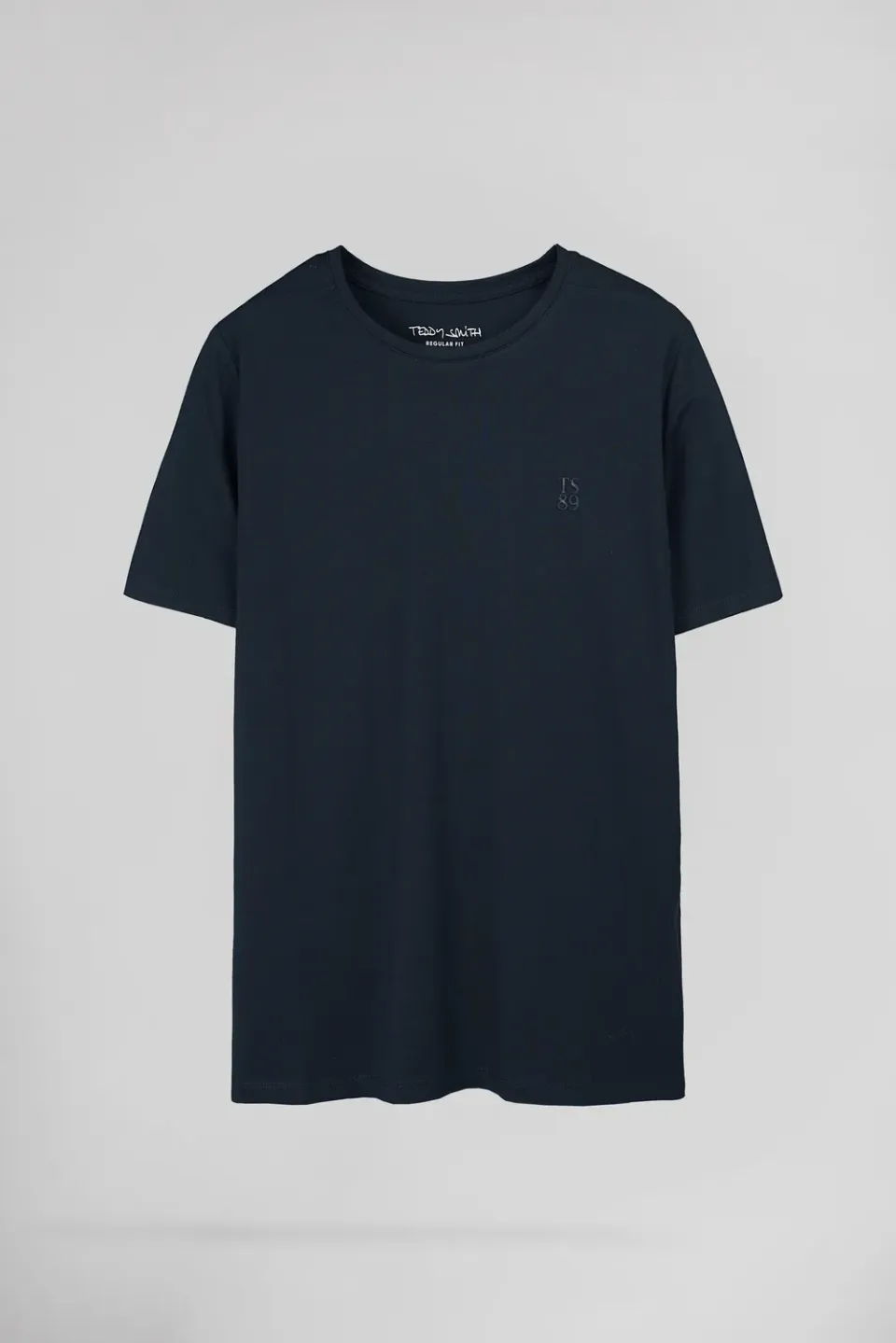 Teddy Smith T-Telo t-shirt uomo navy regular cotone