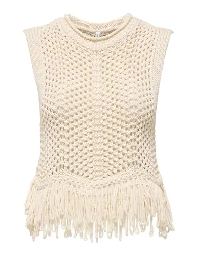 ONLY Onlkimmie top frange betulla XS