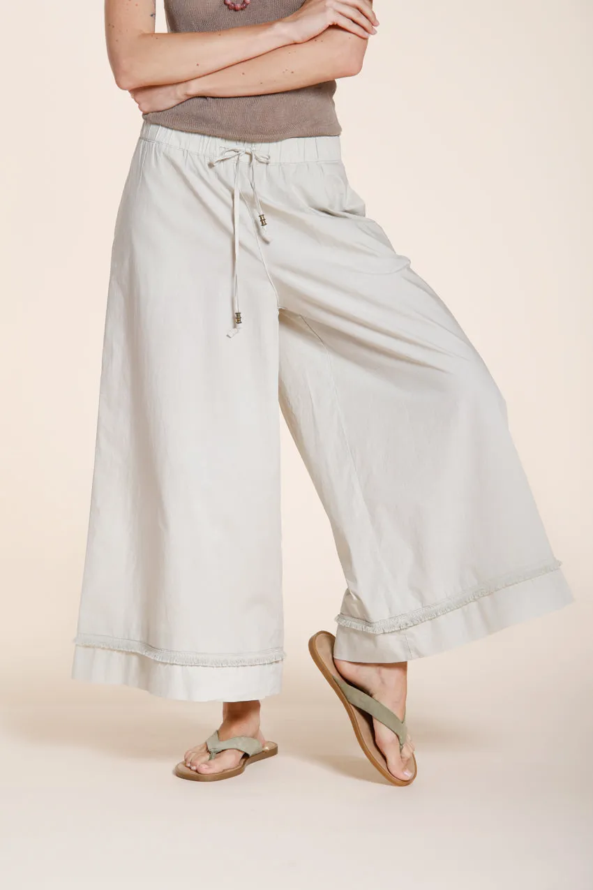 Mason's Portofino Cropped chino jogger donna wide stucco