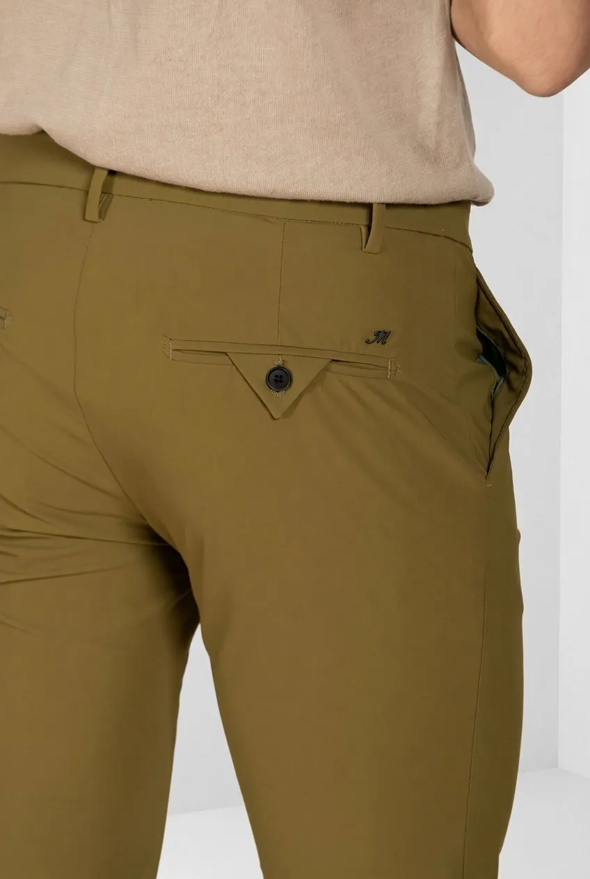 Mason's Milano Dynamic Chino Verde Militare Tecnico