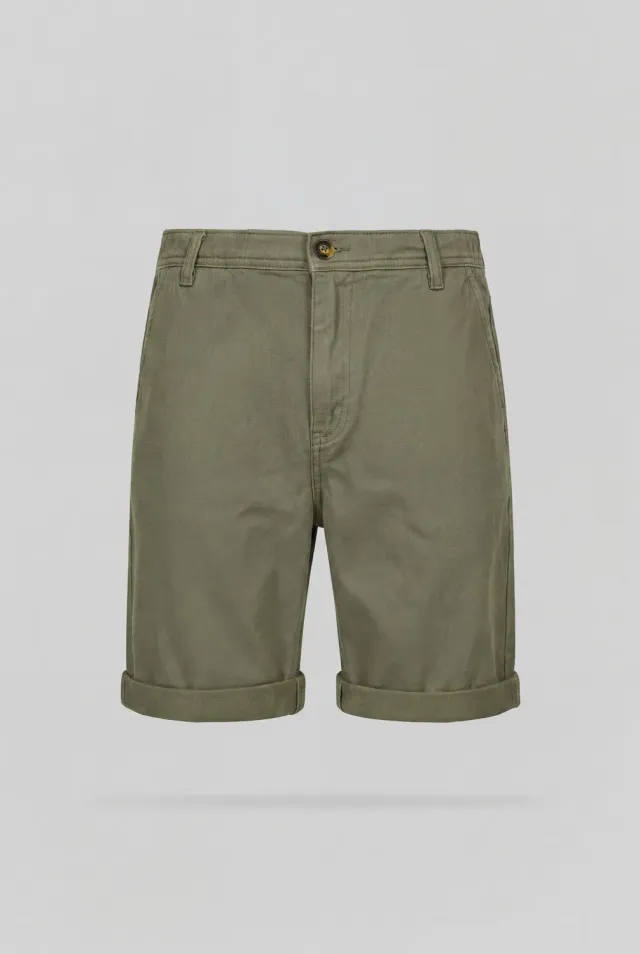 Teddy Smith S-Arlo SH shorts kaki denim elastico