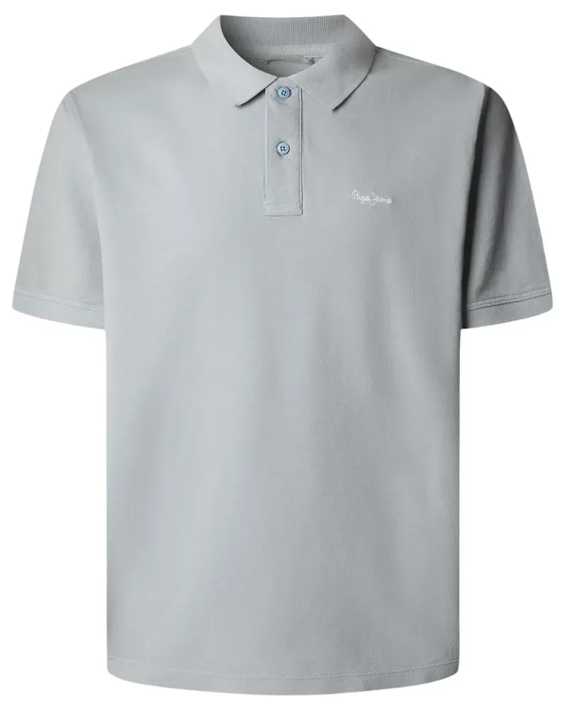 Pepe Jeans PM5400087 polo uomo piquet heavy wash