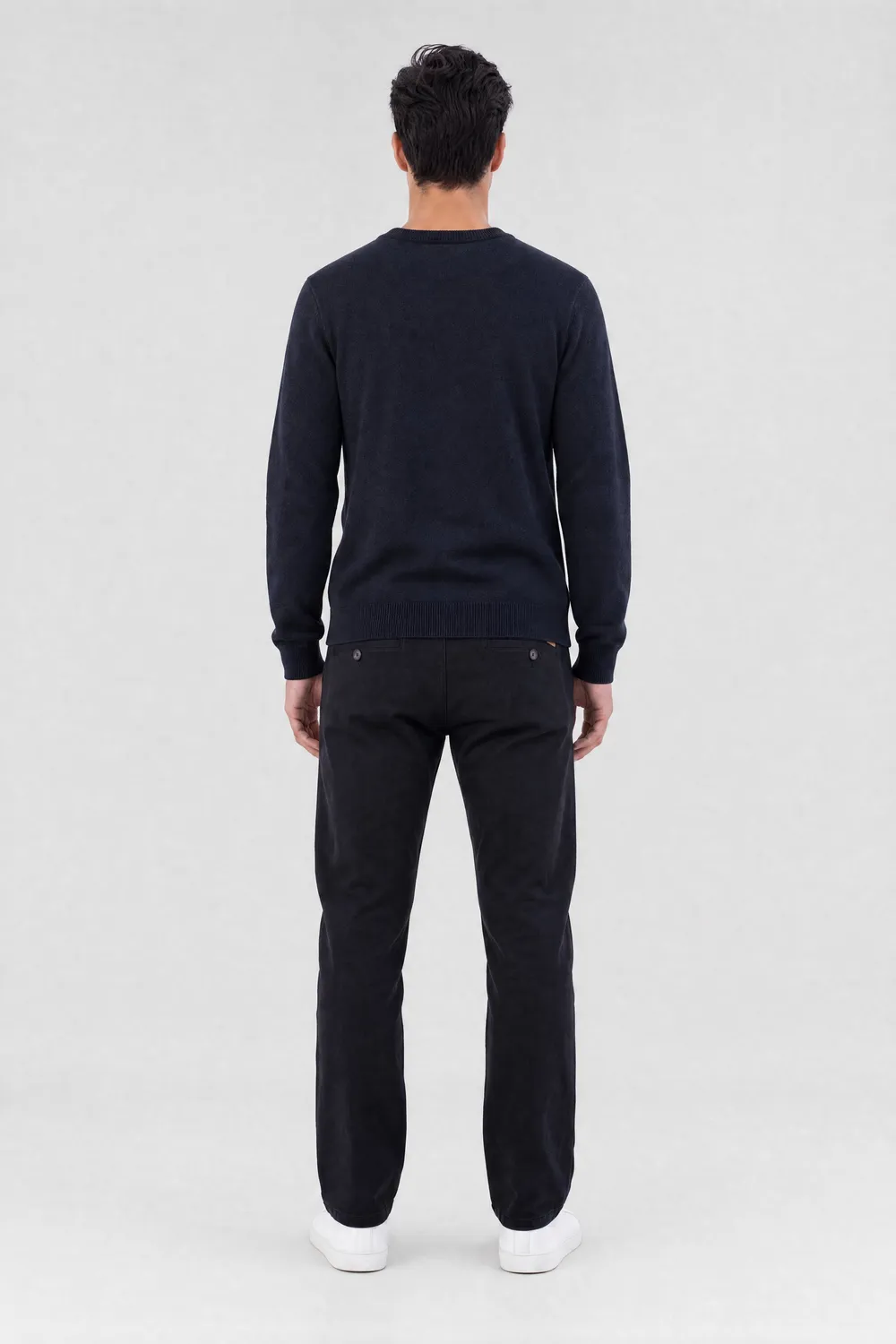 Teddy Smith P-Martino maglione uomo blu navy slim