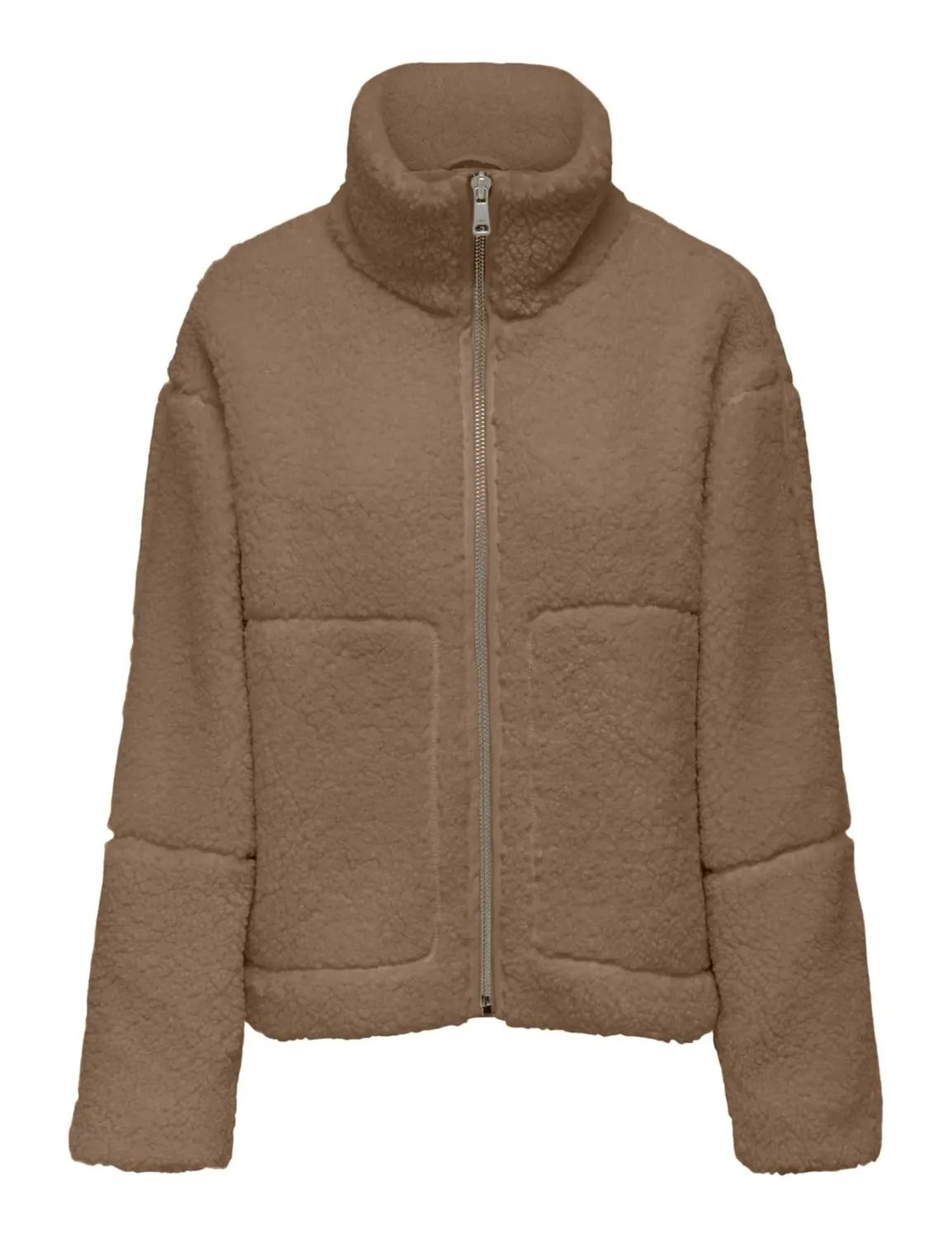 Only Onlaspen cappotto teddy donna XL nero pelo