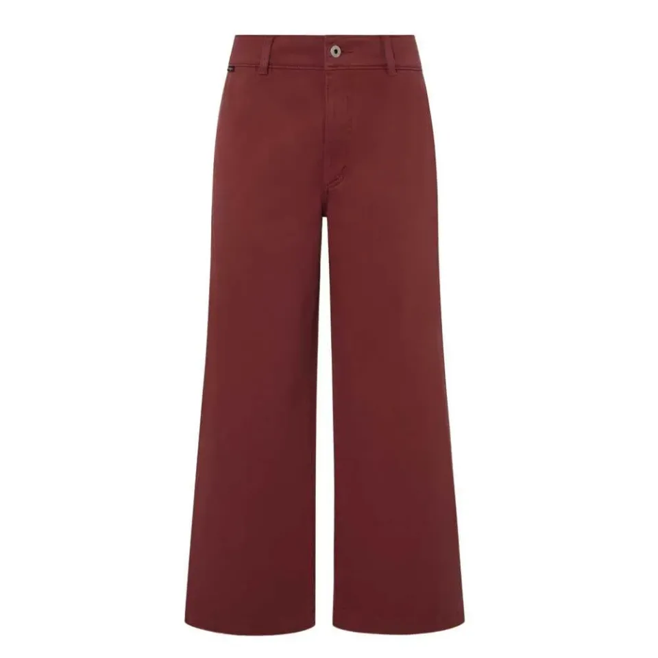 Pepe Jeans Tania pantaloni donna blu 30W gamba larga