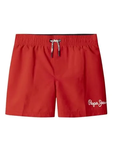 Pepe Jeans PJ Solid Costume Mare Ragazzo con Tasca