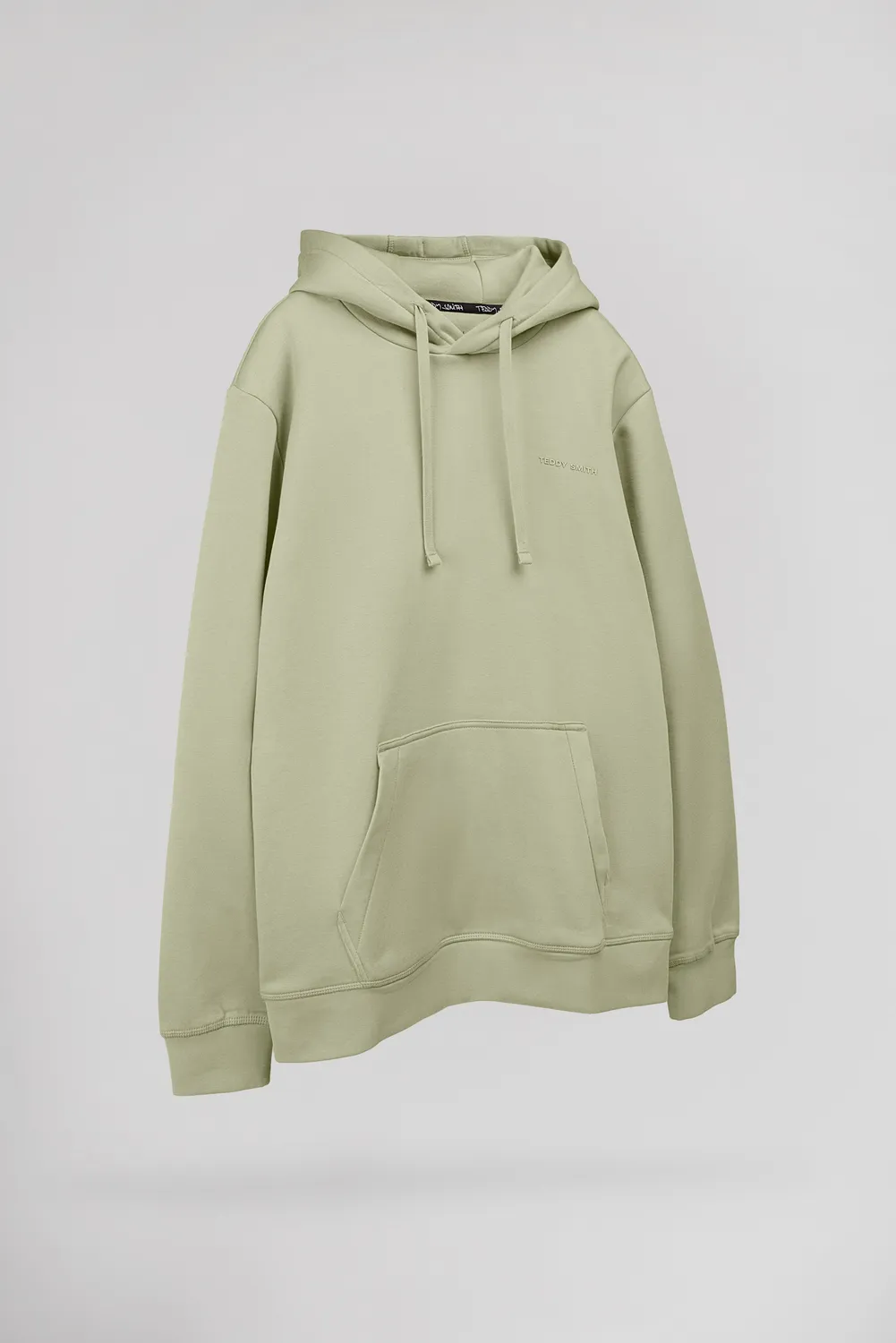 Teddy Smith S-Nark Hoody felpa verde salvia uomo