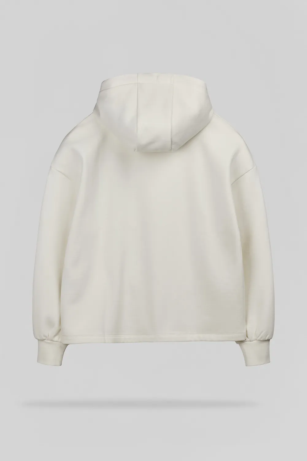 Teddy Smith Juliette Hood felpa donna middle white