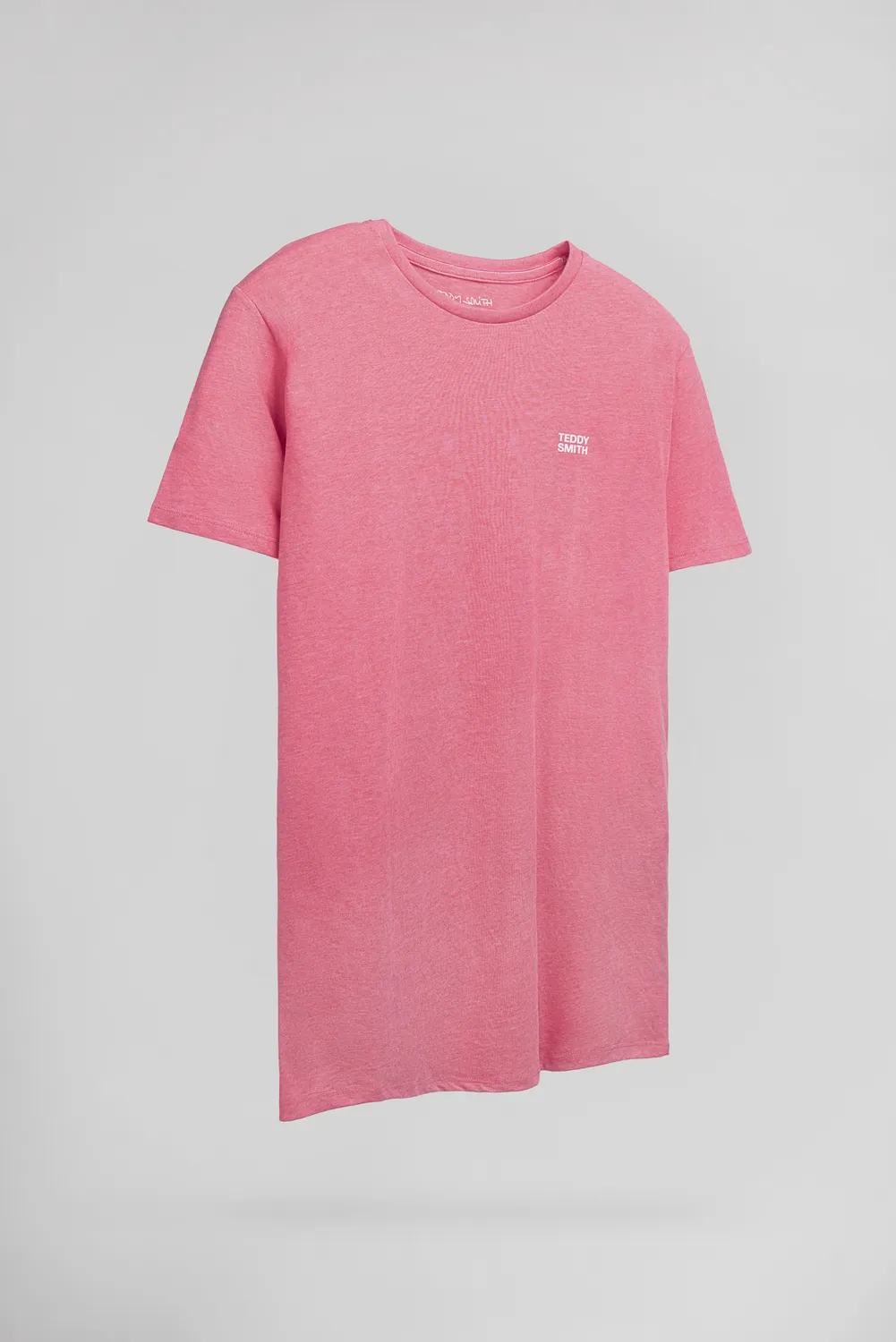 Teddy Smith The Tee 1 MC t-shirt uomo rosa vif cotone