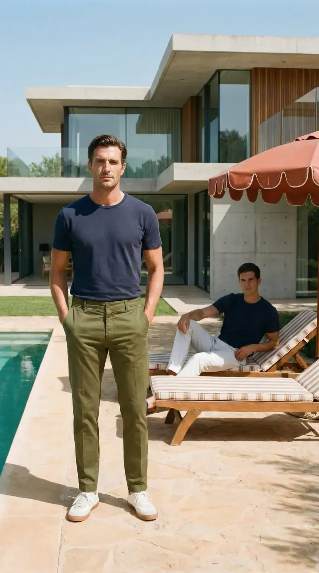 Mason’s Milano chino verde bosco extra slim