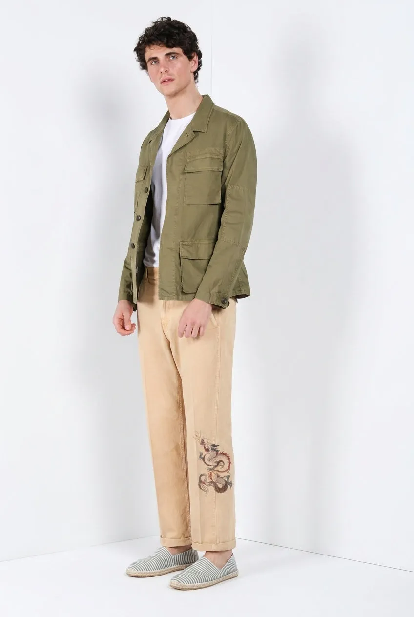 Mason’s Dallas Denver M74 Pantalone Cargo Kaki Relaxed