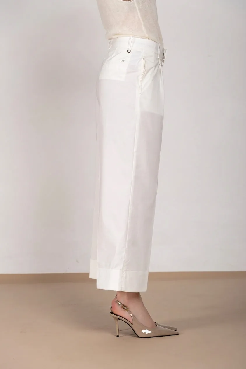 Mason's New York Wide chino bianco latte cotone