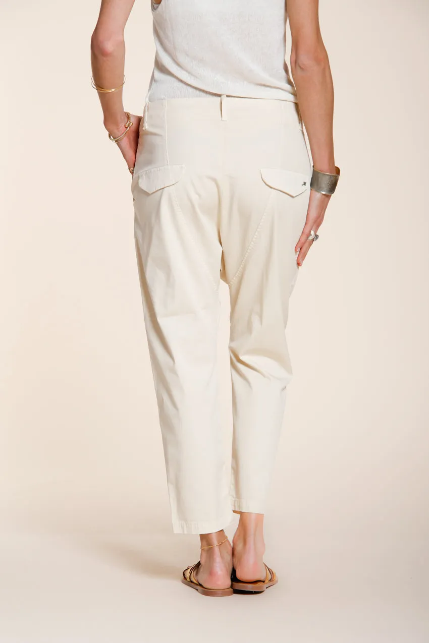 Mason's Malibu Jogger pantalone chino donna latte carrot