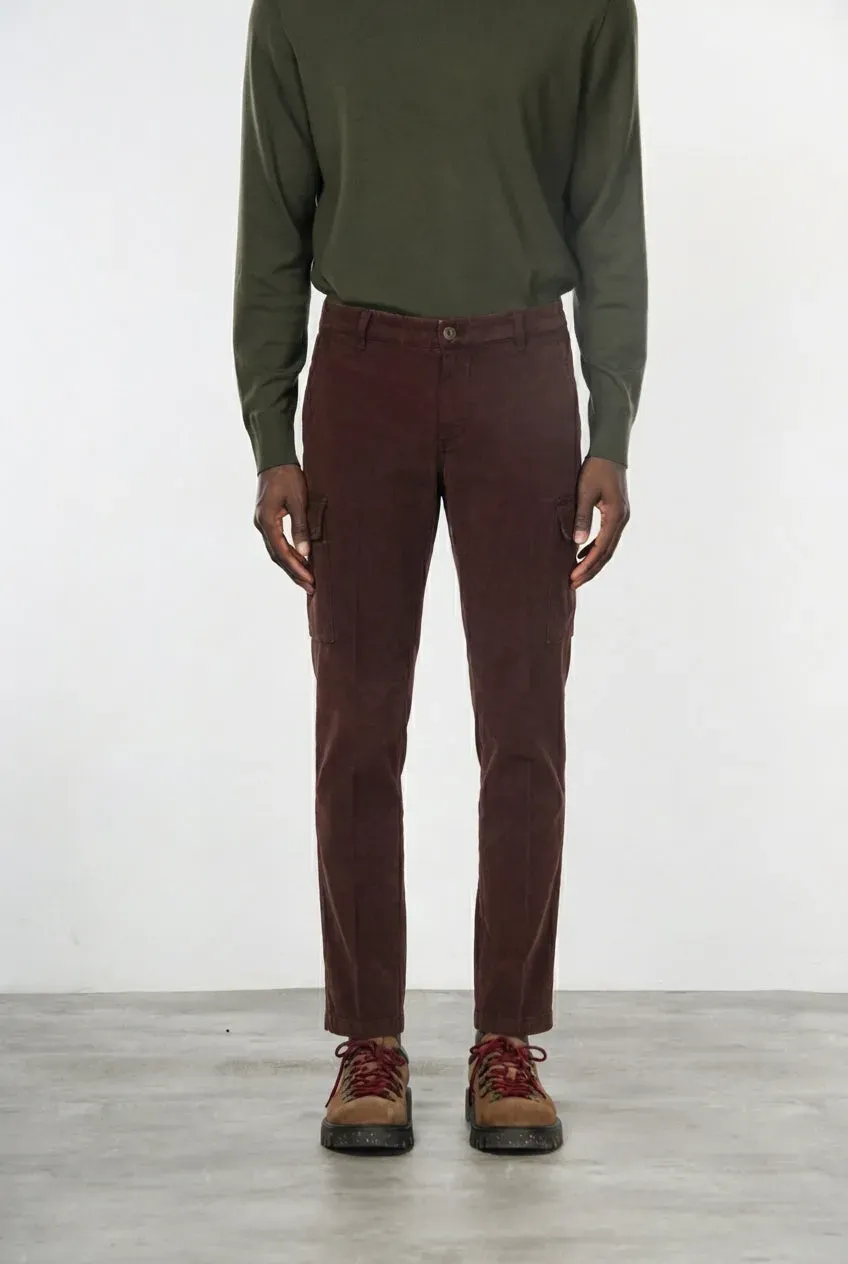 Mason's Chile pantalone cargo vinaccia extra slim
