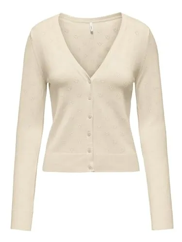 ONLY Onlmeddi LS Heart V-Neck cardigan XL scollo a V