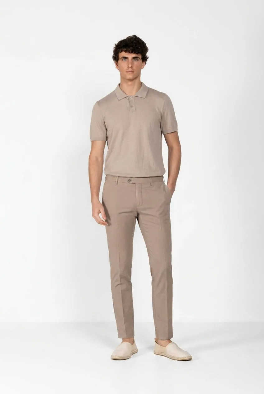Mason's New York chino uomo beige twill lana regular