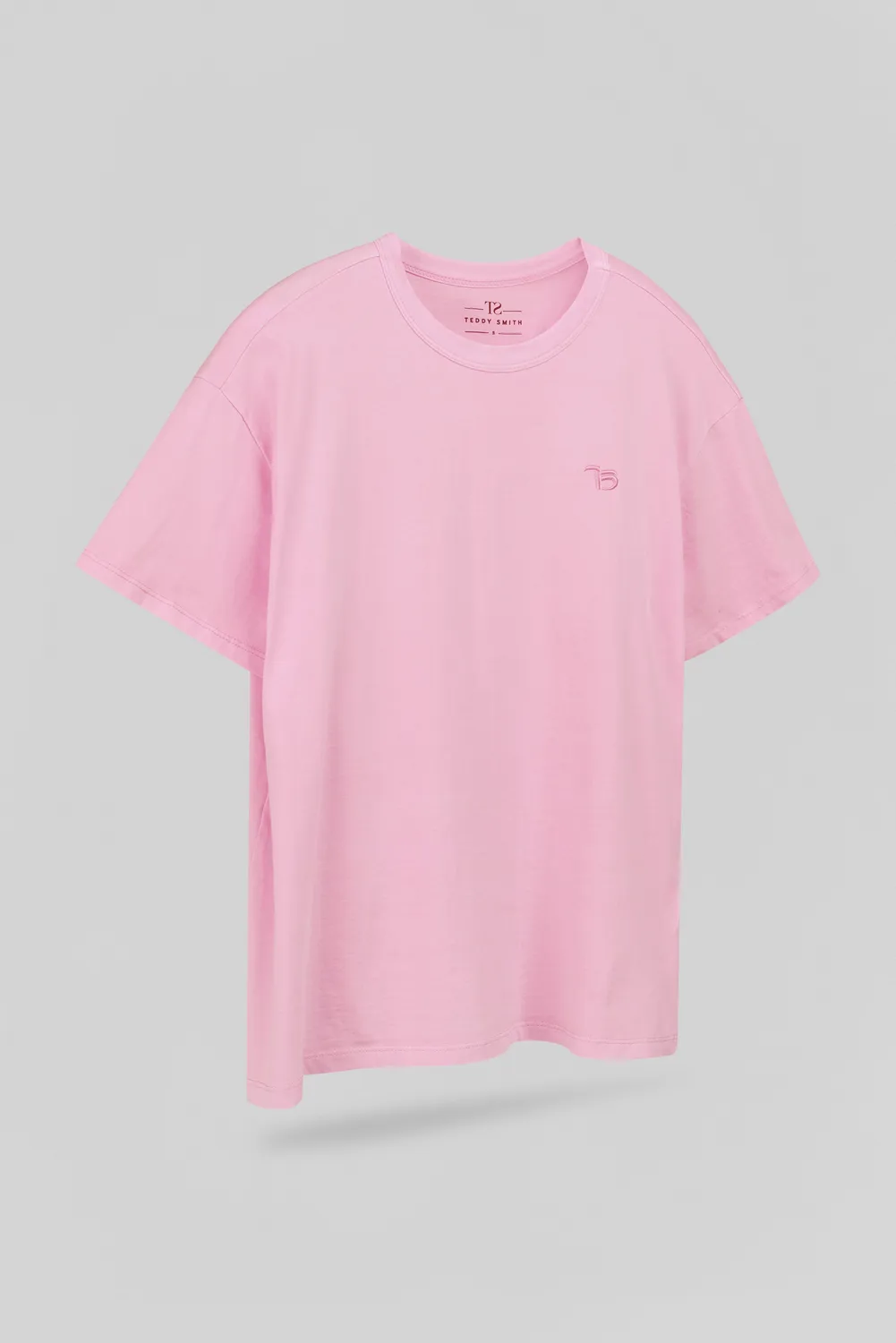 Teddy Smith T-Lava MC t-shirt rosa donna oversize