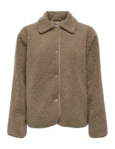 ONLY Onlkelly Teddy Quilted Jacket Otw giacca trapuntata teddy