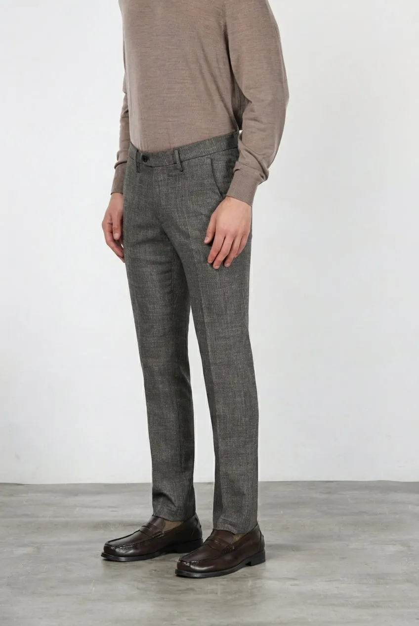 Mason's Torino City chino slim marrone galles sfumato