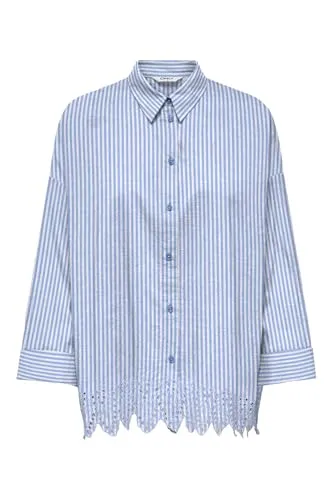 ONLY Onlgraces LS Emb camicia ricamata manica lunga