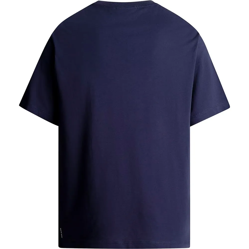 Pepe Jeans London Team Logo Tee t-shirt uomo bianca cotone