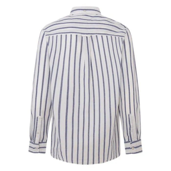 Pepe Jeans Mont camicia lino righe taglia M