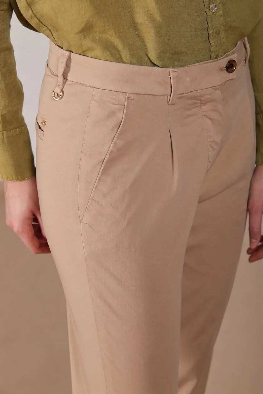 Mason's New York Carrot Sartoriale chino donna beige medio seta