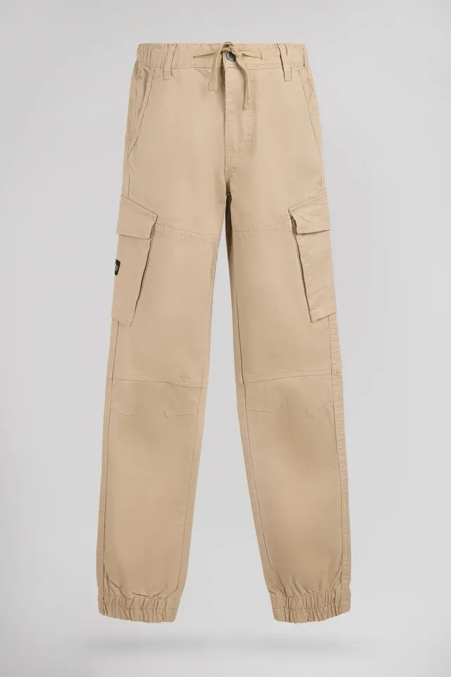 Teddy Smith P-Murray Cargo Jr pantaloni bimbo beige cargo