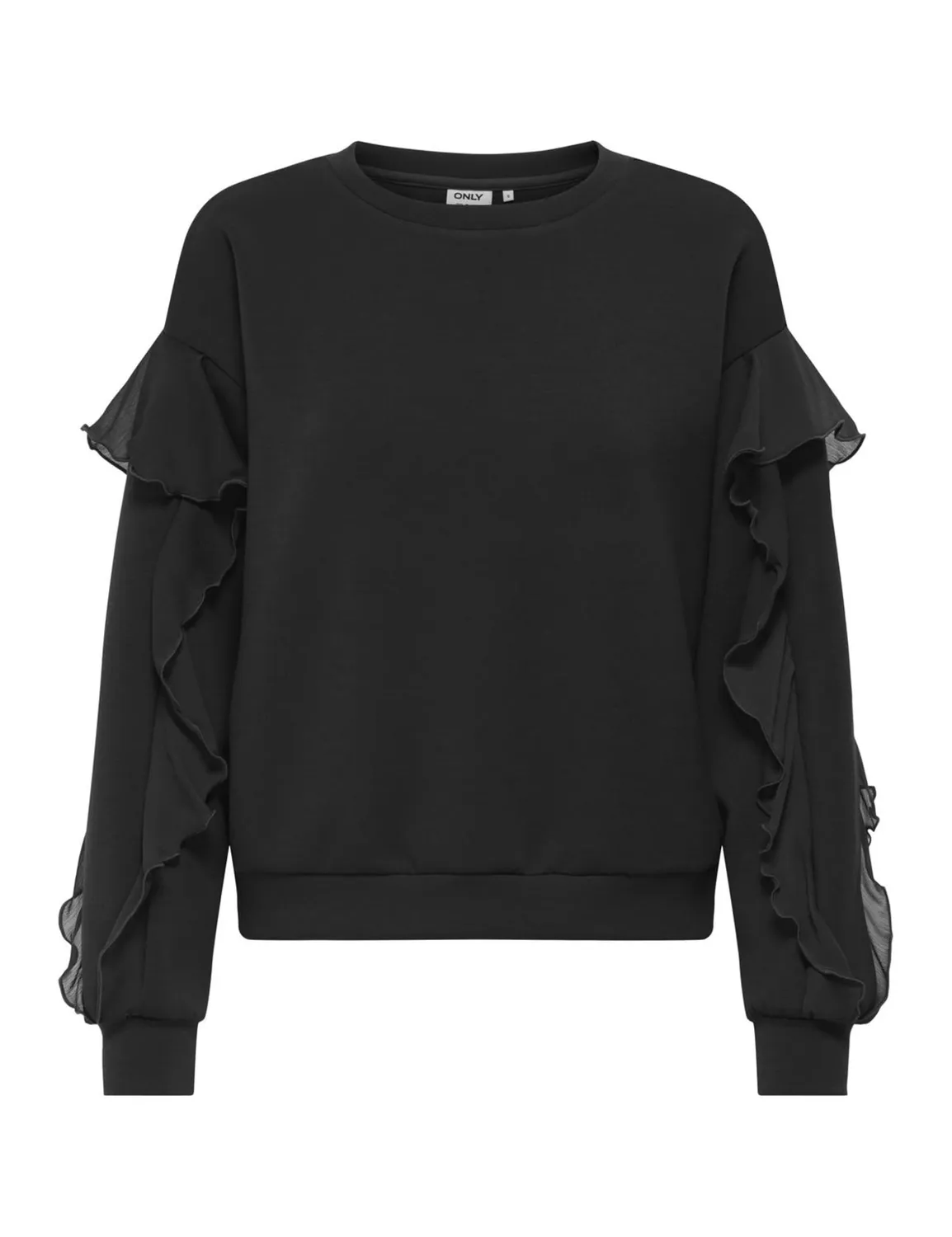 ONLY Onlscarlet L/S Flounce felpa volant taglia M