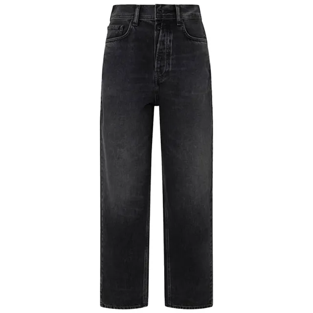 Pepe Jeans Addison jeans donna barrel nero vita alta