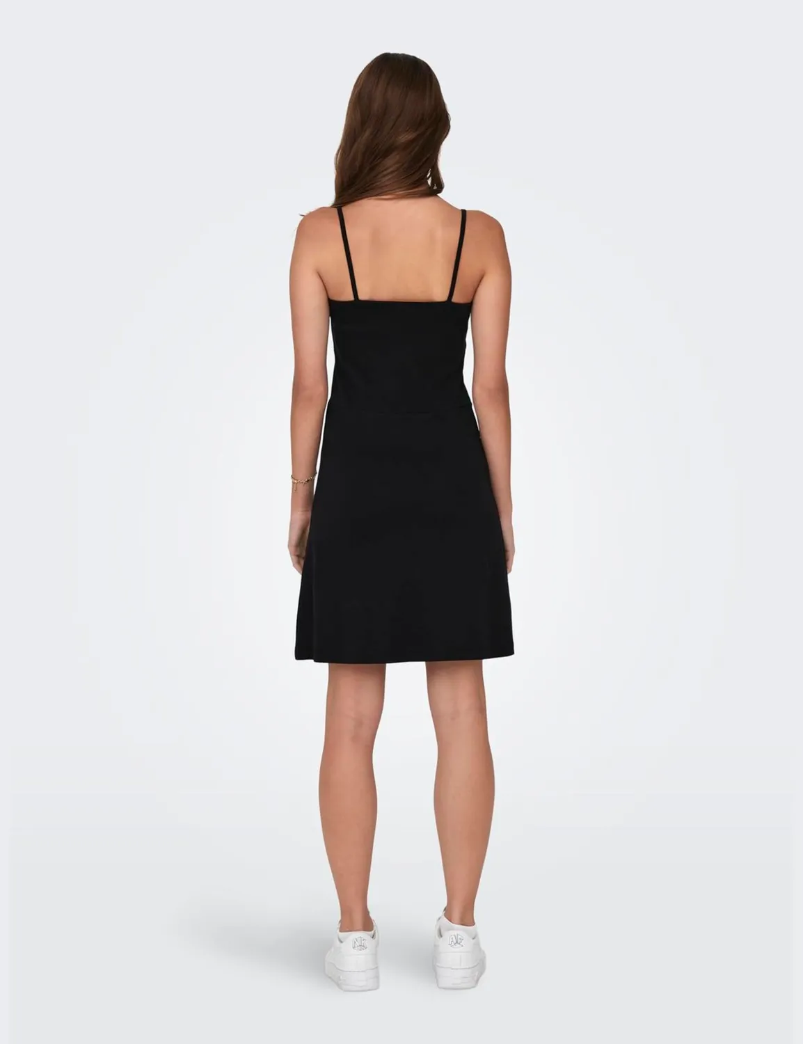 ONLY Onlkira Abito Donna L scollo quadrato jersey