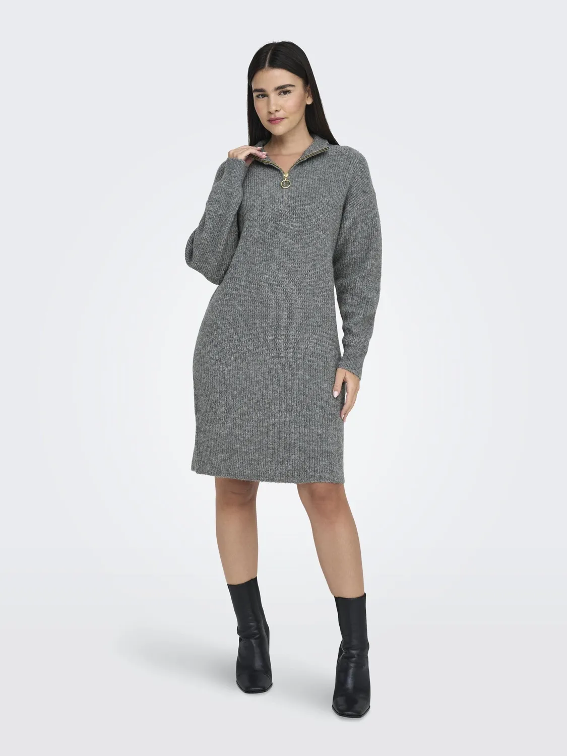 ONLY Onltokyo Mini Abito Grigio Scuro M