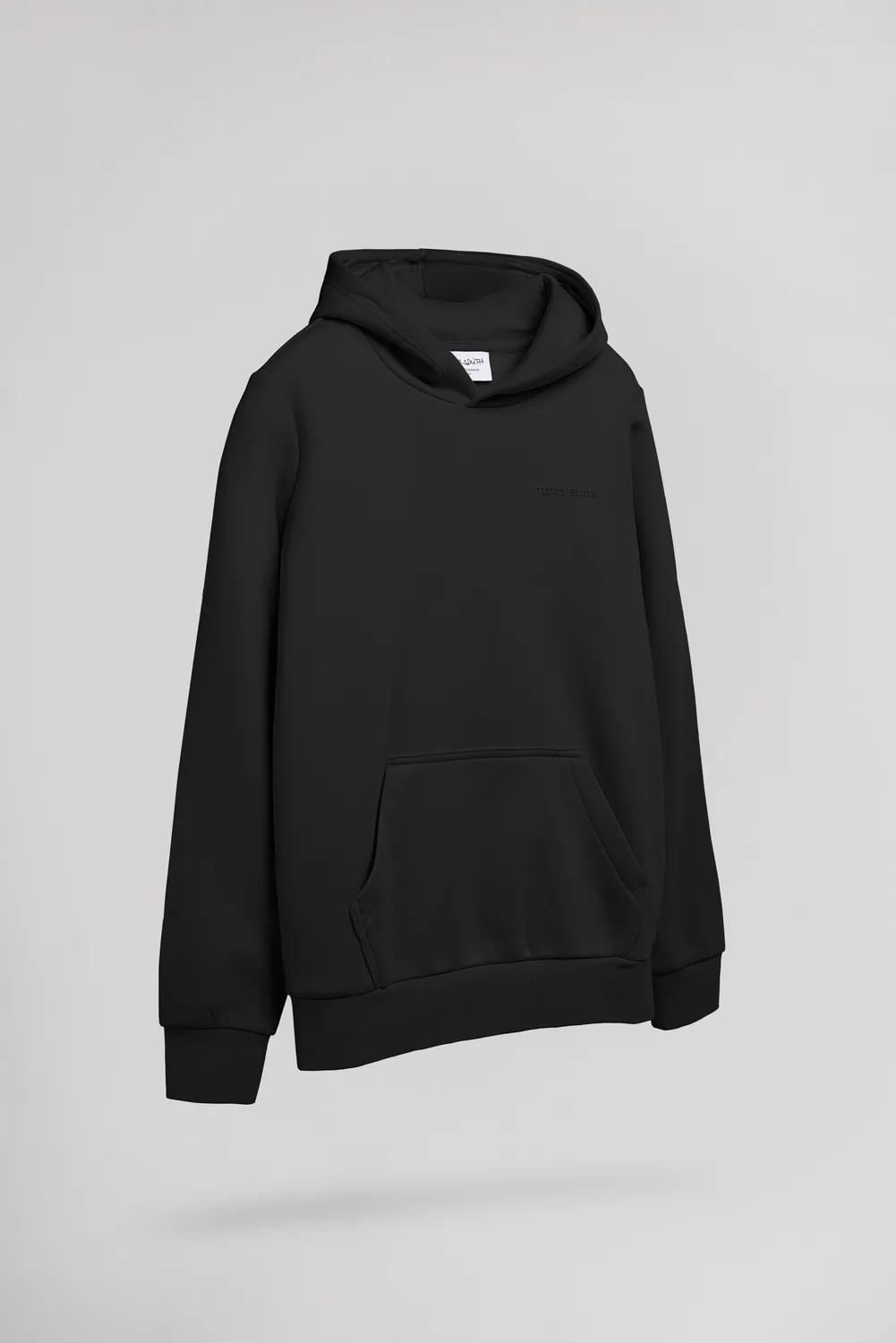 Teddy Smith S-Nark Hoody JR felpa cappuccio nera ragazzo