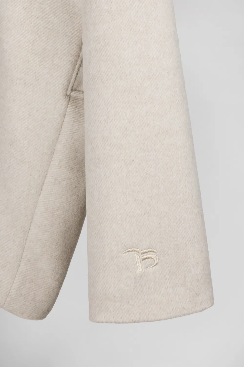 Teddy Smith M-Maury cappotto donna beige oversize