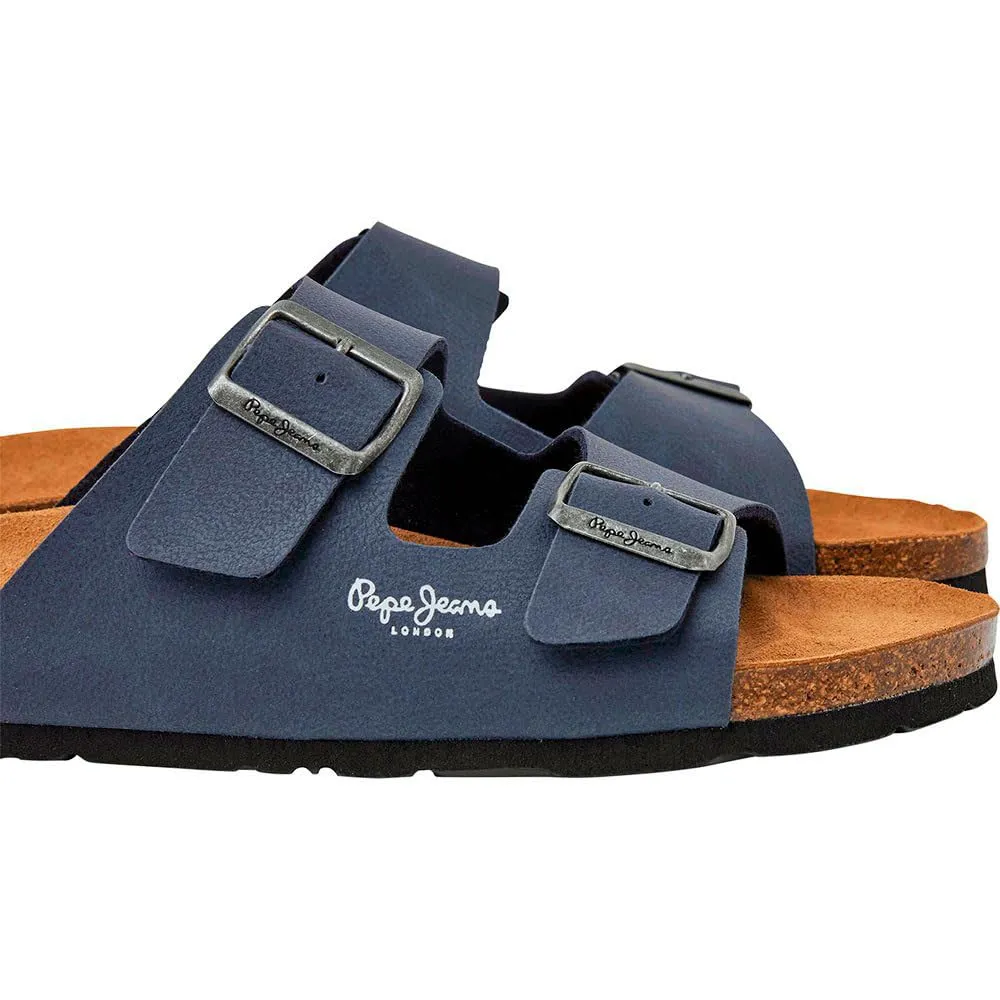 Pepe Jeans Chicago sandali uomo 40 blu sughero