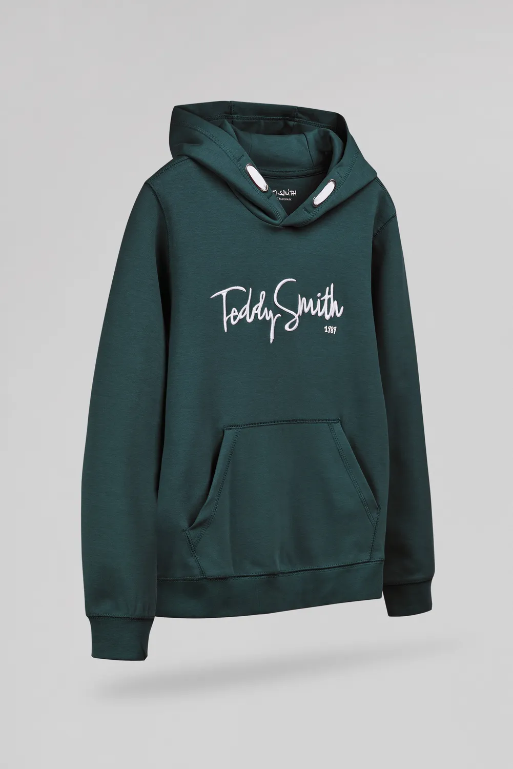 Teddy Smith S-Evry Hoody JR felpa cappuccio verde pino