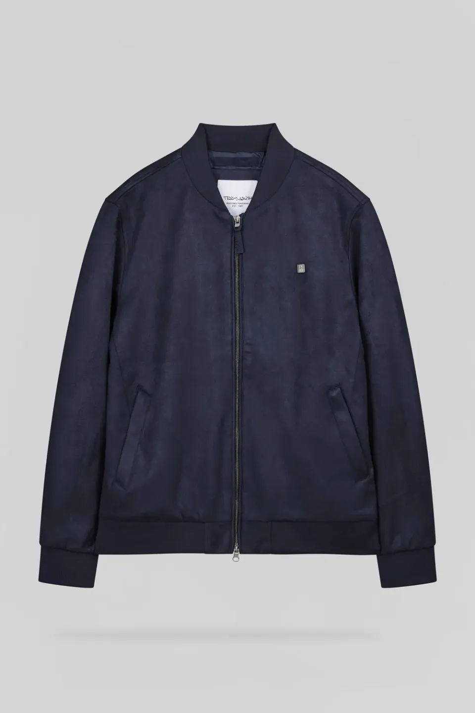 Teddy Smith B-Oswell bomber blu navy uomo