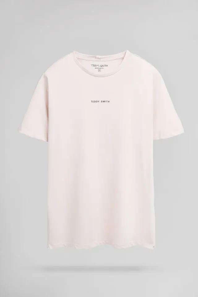 Teddy Smith T-Soy 2 MC t-shirt rosa quarzo uomo