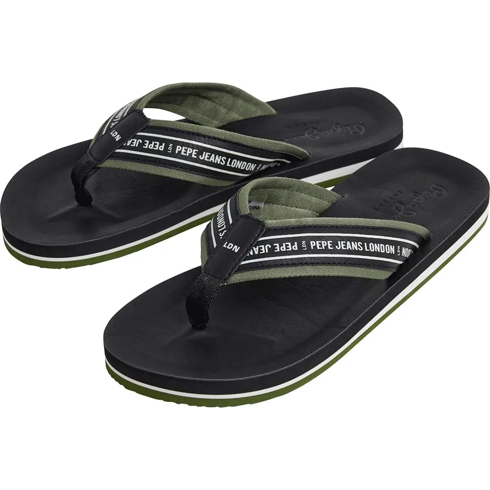 Pepe Jeans Miami Street infradito uomo 39,5 nero logo