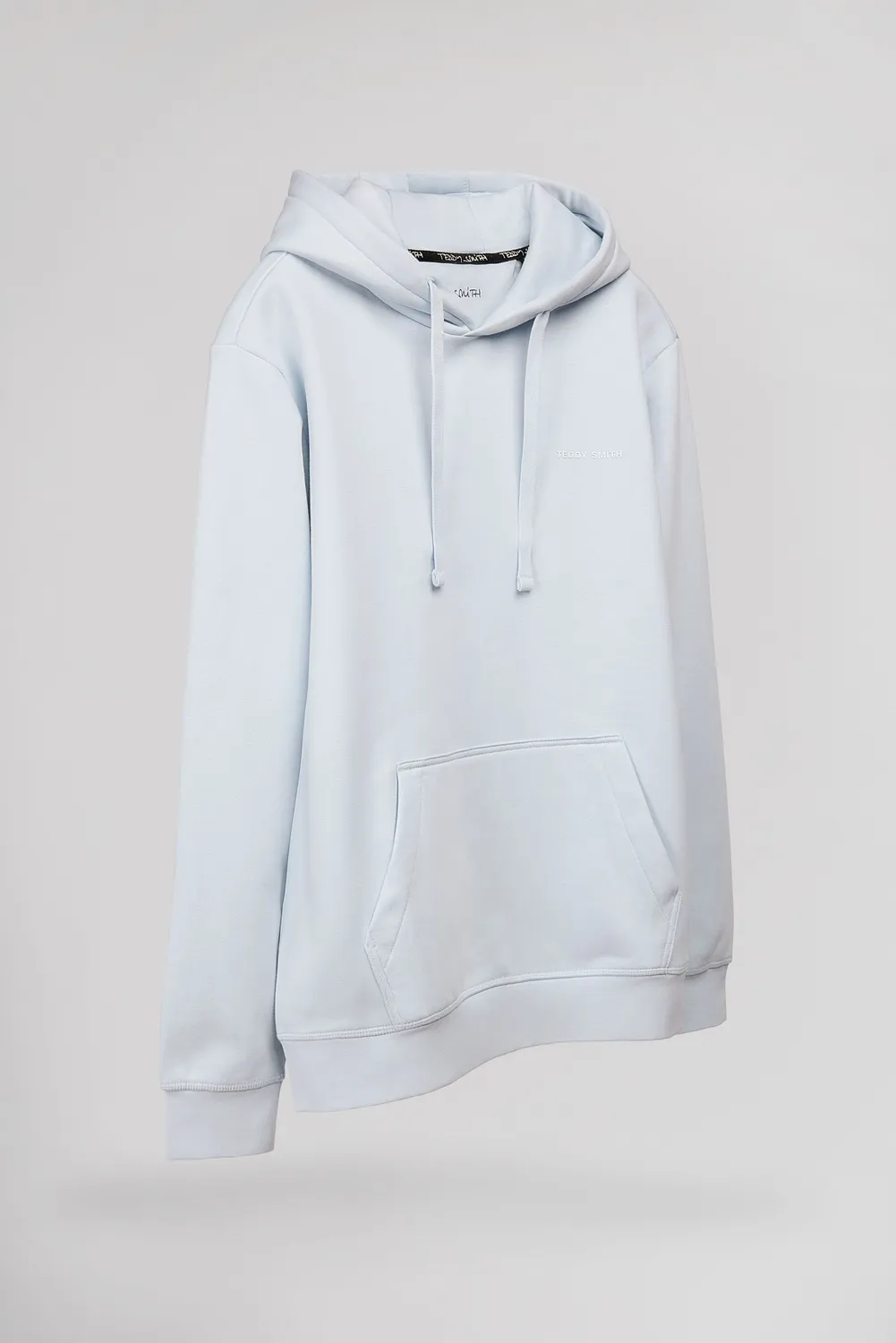 Teddy Smith Nark Hoody felpa cappuccio azzurra uomo