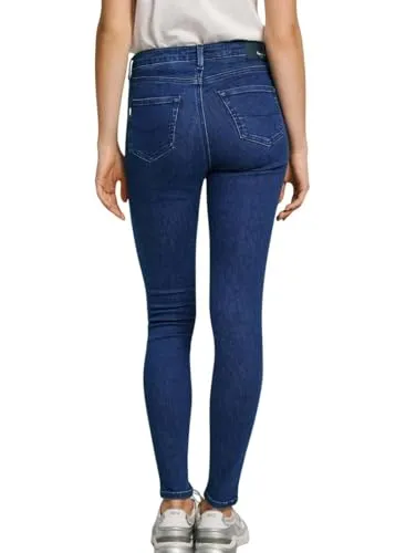 Pepe Jeans Vita Regular Jeans Donna 24W/30L Indaco Skinny