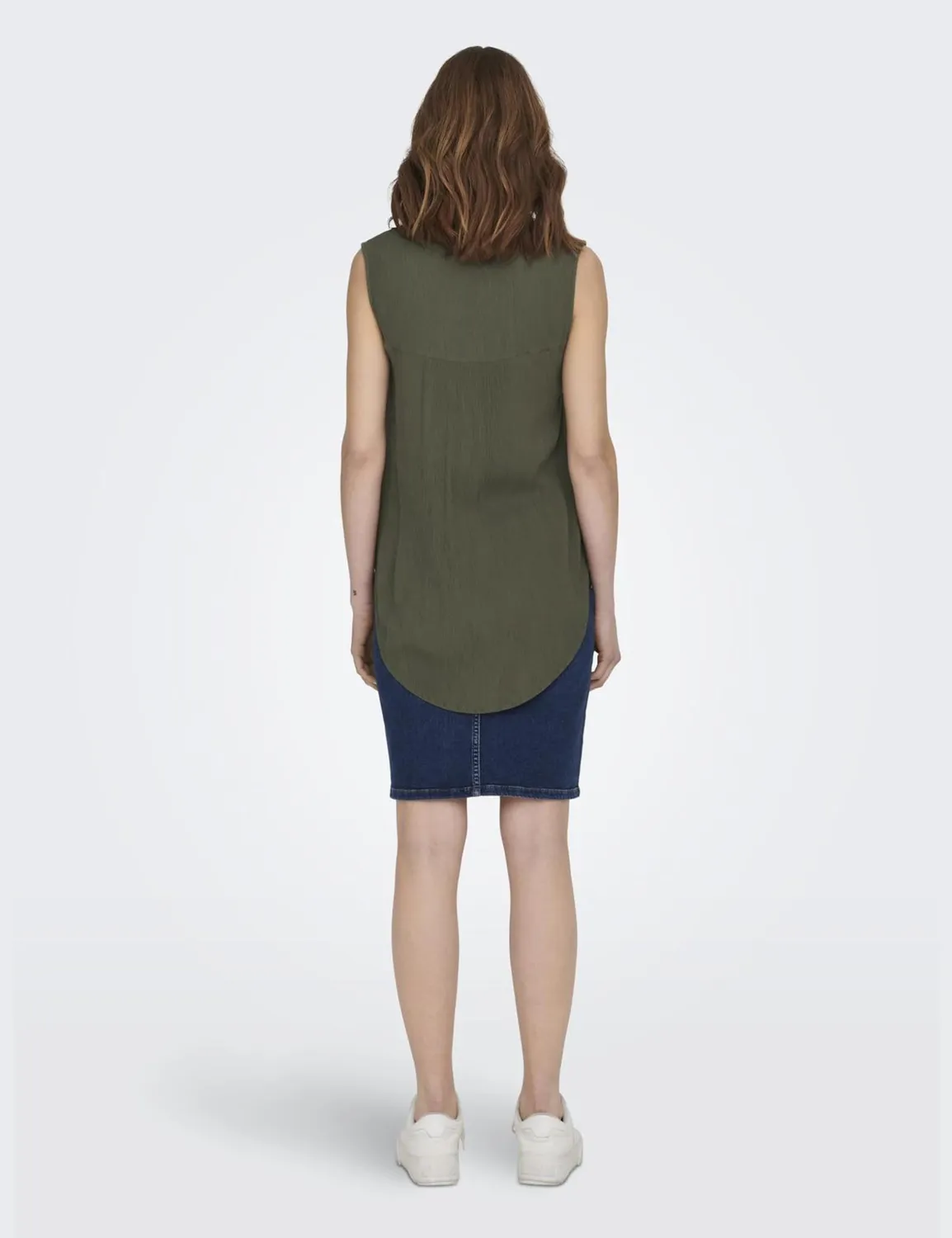 Only Onljette Life top donna smanicato