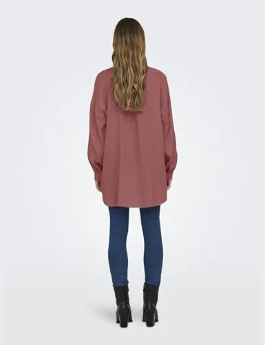 ONLY Onlthyra Life Noos Wvn camicia oversize