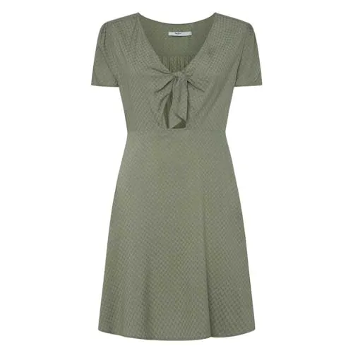 Pepe Jeans Nani Vestito Donna Giallo Corto