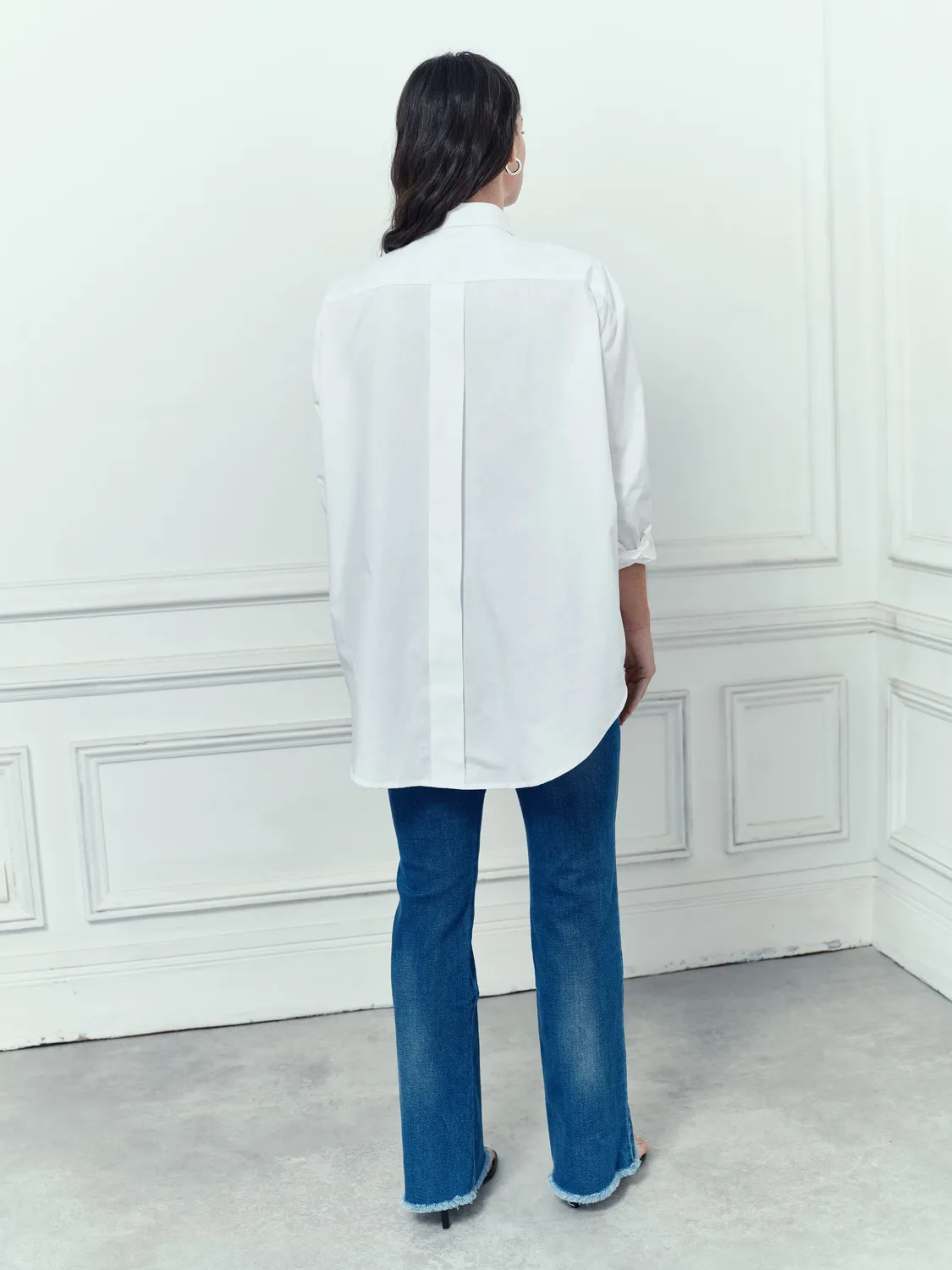 Acquaverde White Shirt Camicia Bianca Oversize