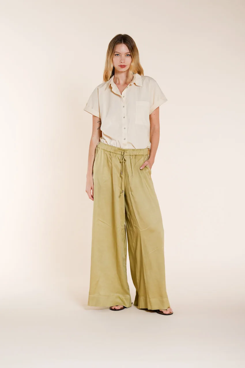 Mason's Livia camicia donna latte manica corta