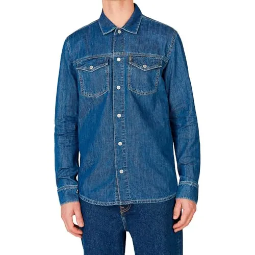 Pepe Jeans Regular Overshirt camicia denim grigio