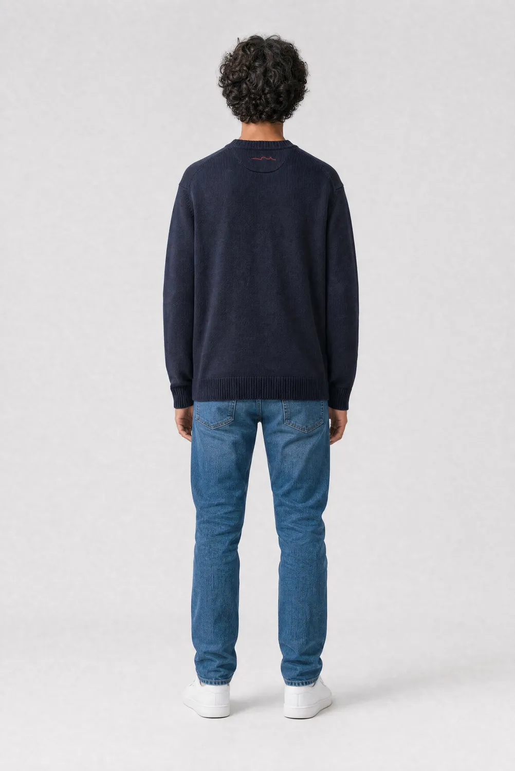 Teddy Smith P-Jimmy JR maglione blu navy bambino cotone